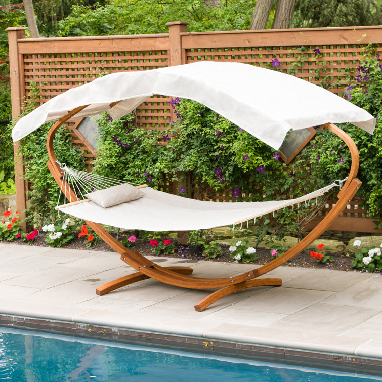 Leisure Season Double Hammock with Stand & Reviews Wayfair